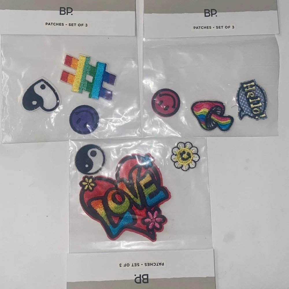 Bp. Set of 9 Rainbow Equality Clothing Iron On Patches